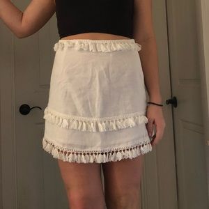 Never worn white skirt from AUS BEGINNING BOUTIQUE